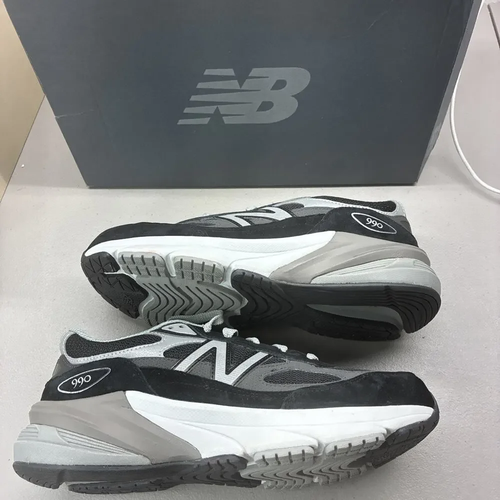 New Balance 990 V6 Black White GC990BK6 GS Size 7Y New Classic Casual With Box